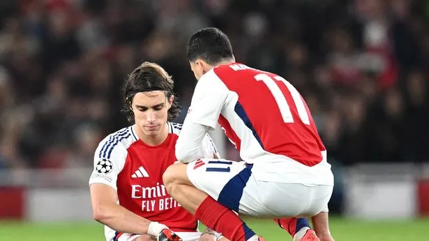 Arsenal left with mixed feelings as Riccardo Calafiori injury return date discovered
