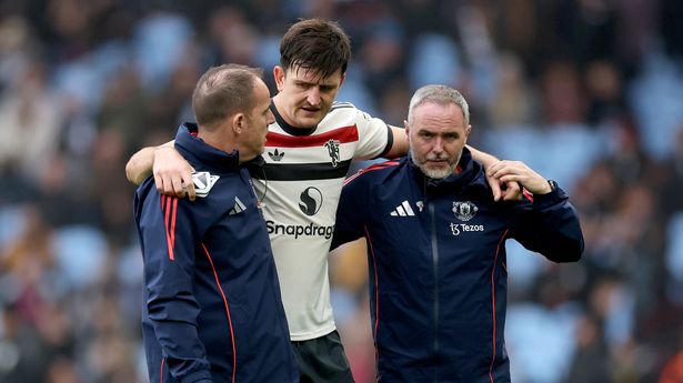 Harry Maguire confirms extended spell on sidelines after limping off at Aston Villa