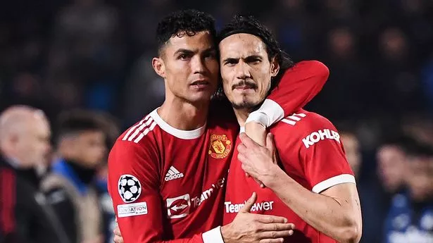 Edinson Cavani snubs Man Utd team-mate Cristiano Ronaldo when naming four football ‘geniuses’