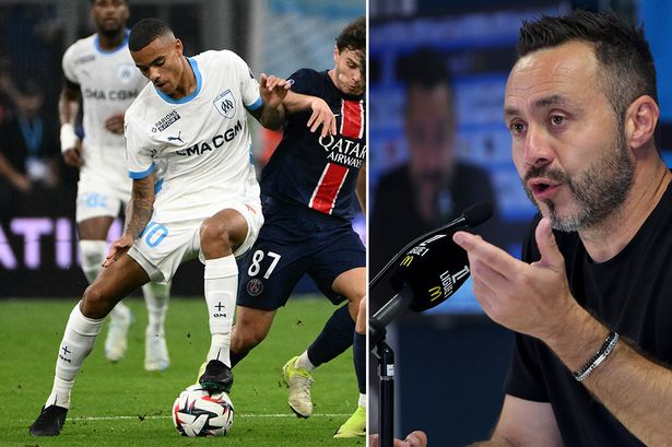 Roberto De Zerbi changes his tune on Mason Greenwood after hooking him vs PSG