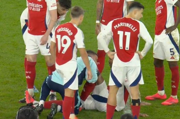 Mikel Arteta’s reaction speaks volumes as Gabriel adds to Arsenal injury crisis