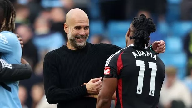 Fans spot Pep Guardiola ‘coaching’ Fulham star after crucial misses in Man City win