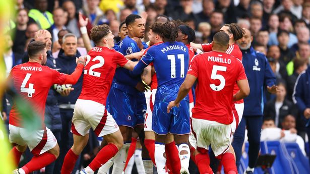 Chelsea face second £25k fine as 20-man brawl overshadows Nottingham Forest draw