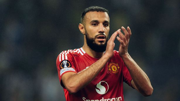 Morocco manager provides update after Man Utd star Noussair Mazraoui undergoes heart procedure