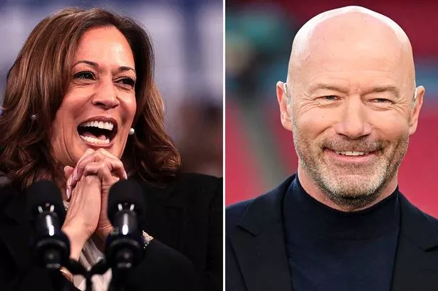 Iconic Alan Shearer commentary featured in Kamala Harris US presidential video