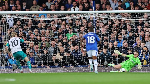 Anthony Gordon left with egg on his face after comments before Everton penalty nightmare