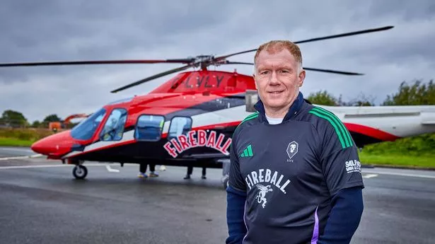 Paul Scholes takes aim at EFL scheduling by offering stylish helicopter trip for Salford City fans