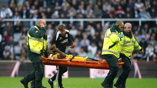 Danny Welbeck update after striker taken off on stretcher in Brighton’s win at Newcastle