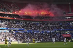 Lyon condemns fan violence at French league game