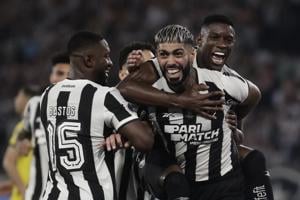 Brazil’s Botafogo nears 1st Copa Libertadores final after 5-0 rout of Uruguay’s Penarol