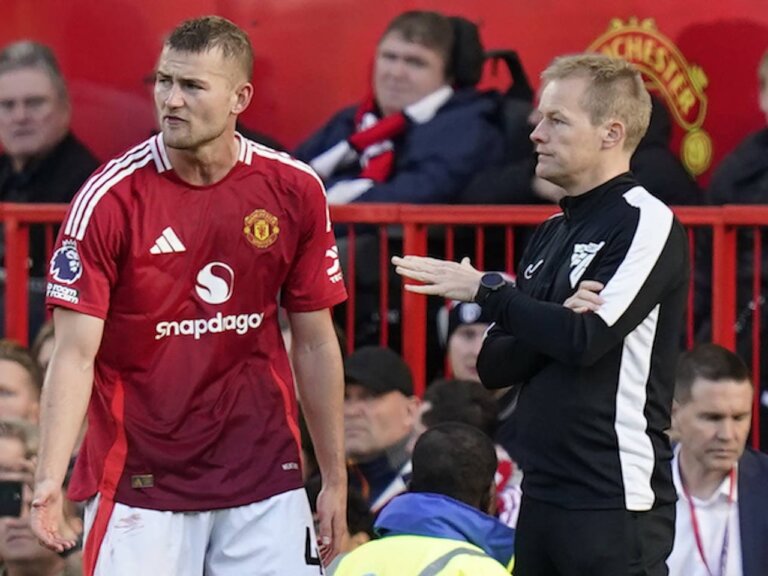Man United coach hit with FA charge after Matthijs de Ligt controversy against Brentford