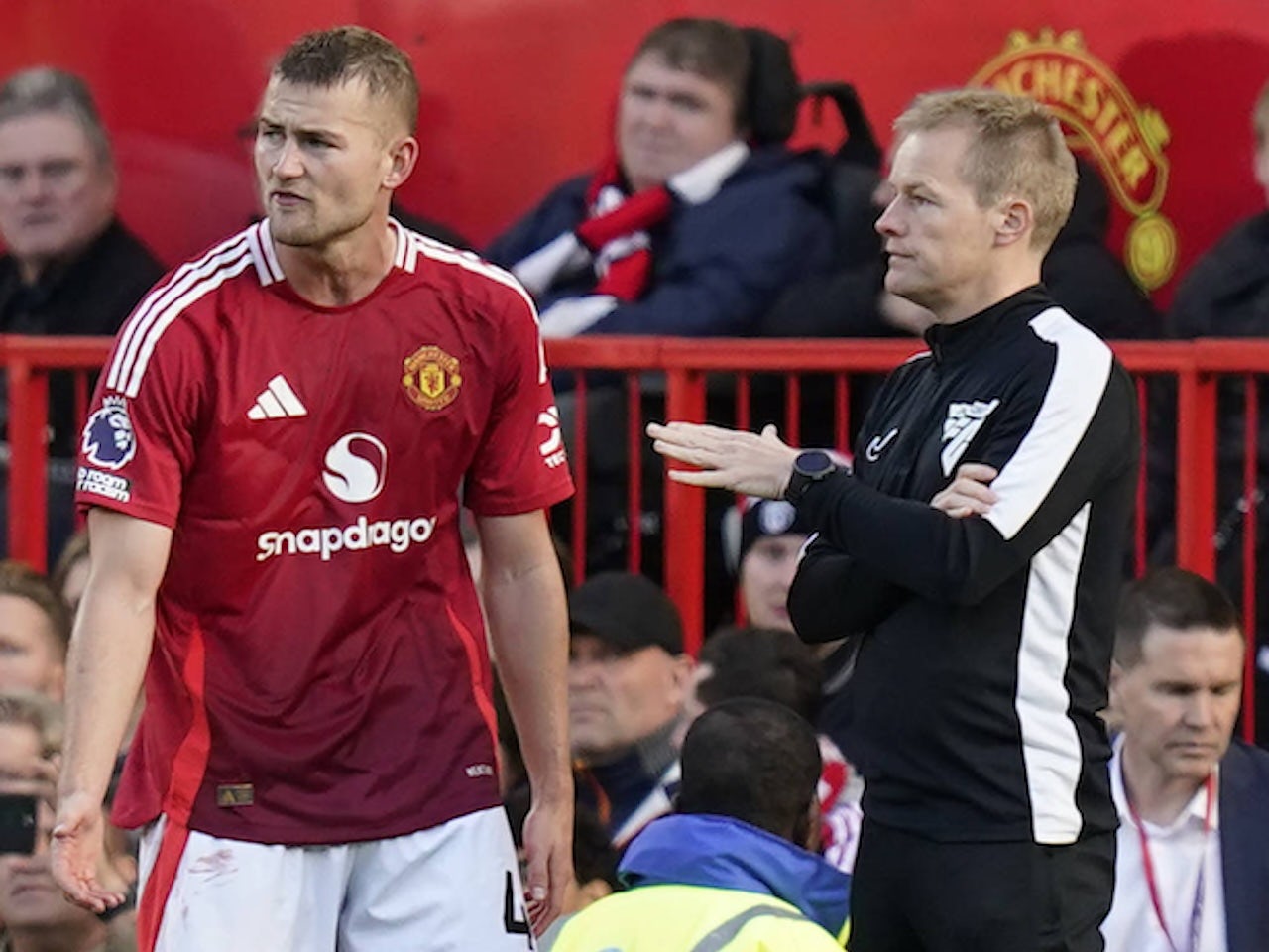 Man United coach hit with FA charge after Matthijs de Ligt controversy against Brentford