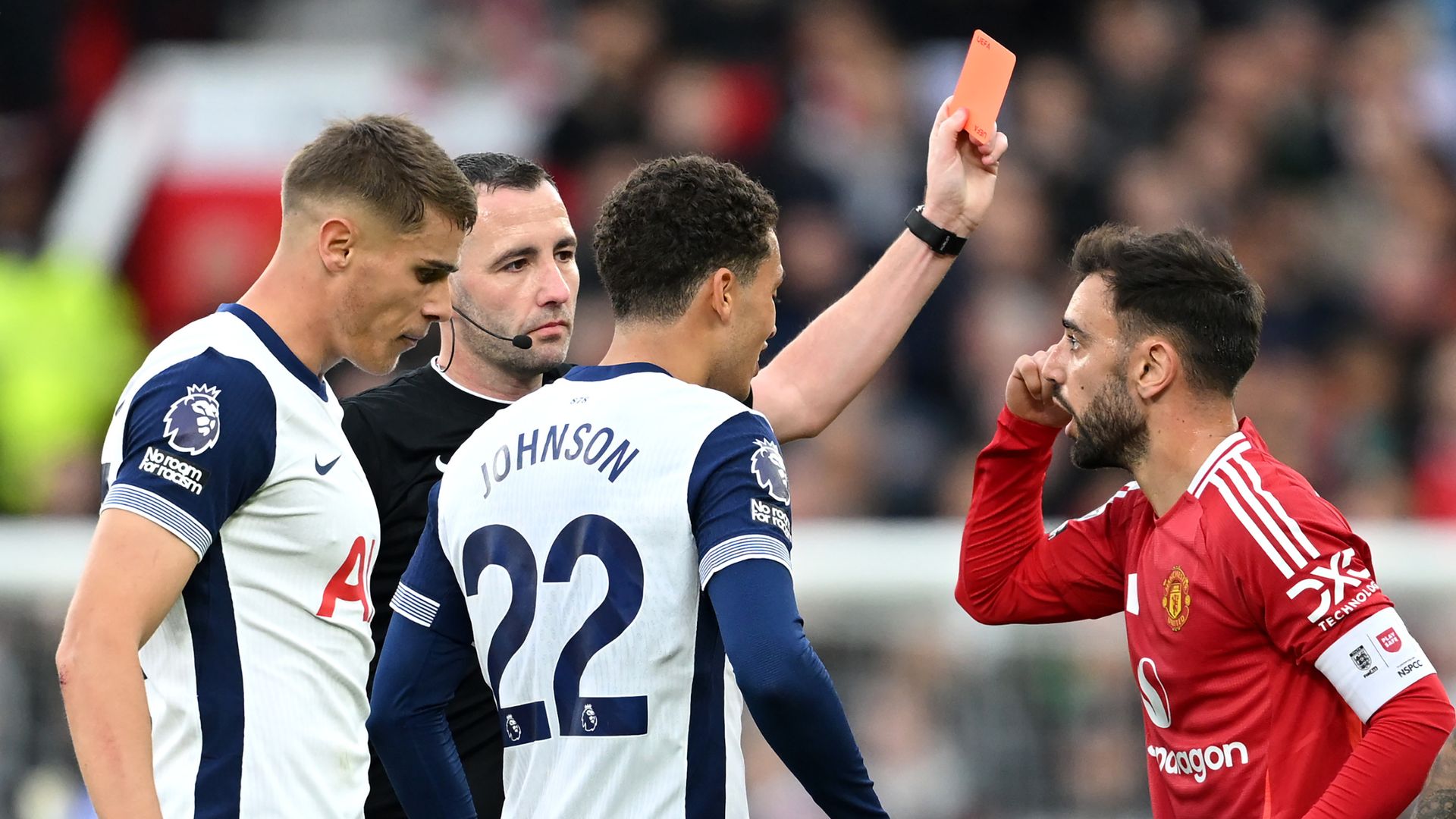 Webb: VAR should have overturned Fernandes' red card vs Spurs
