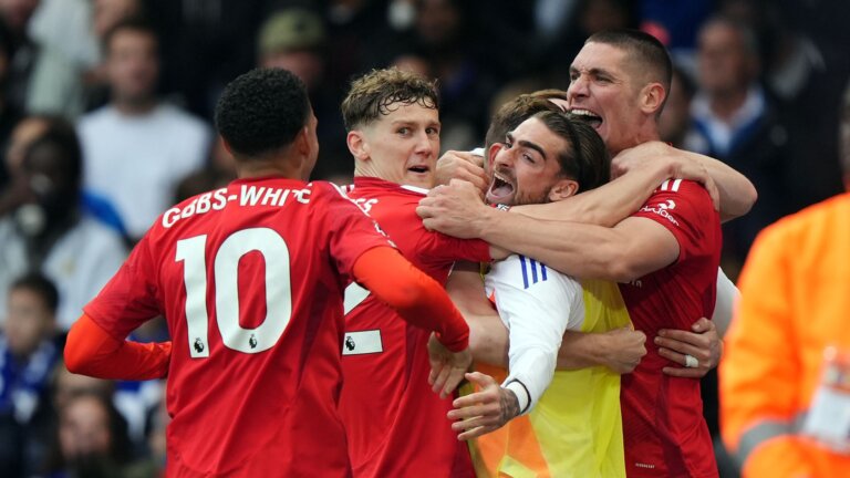 Ten-player Forest make their point to frustrate Chelsea in feisty affair