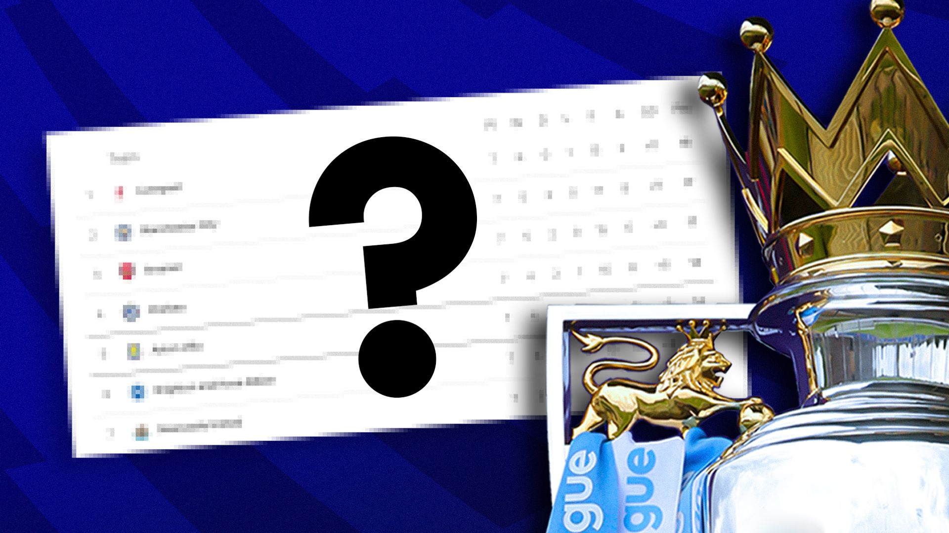 QUIZ: Know the PL? Draw every club's all-time league positions