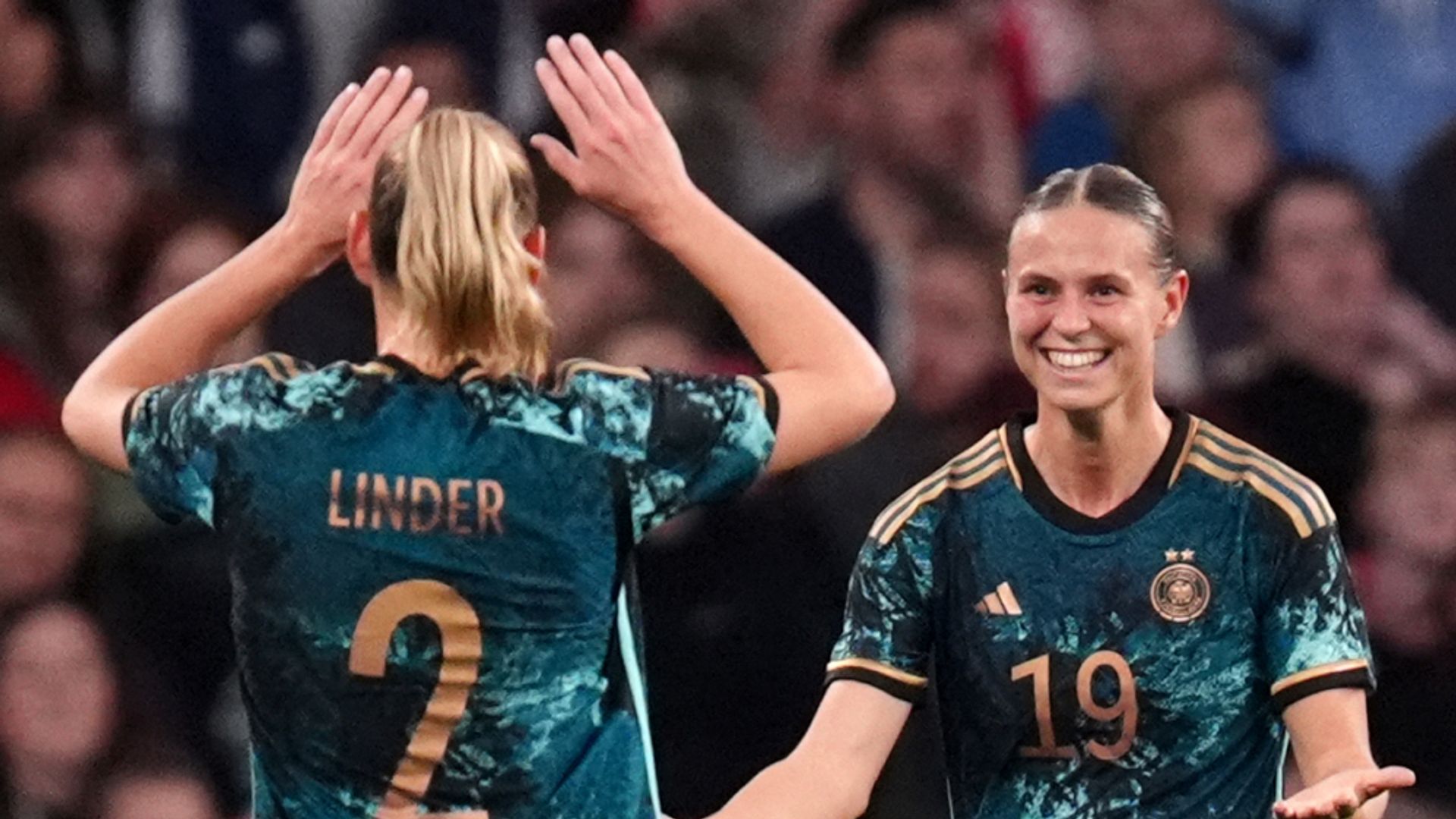 England defence collapses in seven-goal thriller with Germany