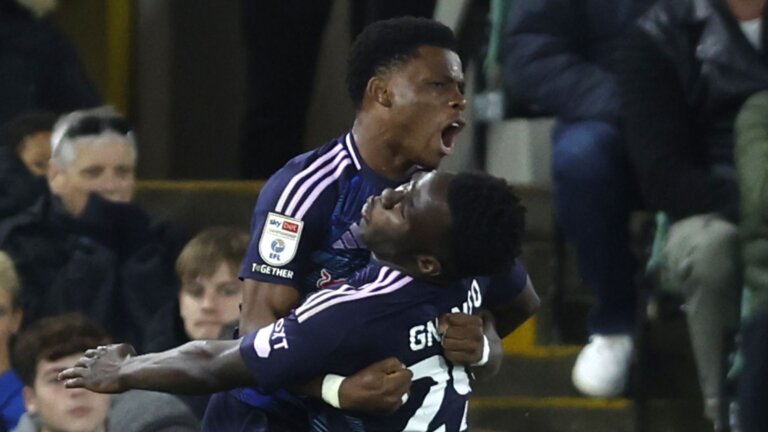 Leeds hit back to hold Norwich