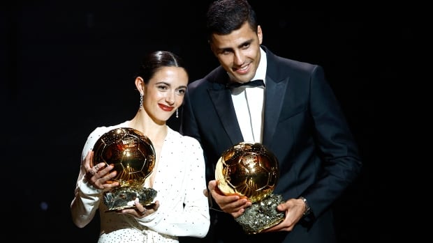 Barcelona’s Aitana Bonmati, Manchester City’s Rodri win Ballon d’Or awards