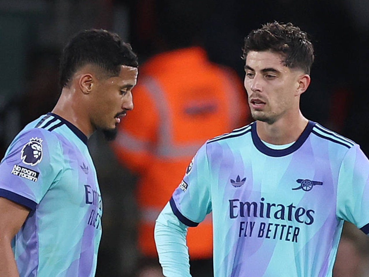 Arsenal could match unwanted Liverpool disciplinary record after William Saliba red card