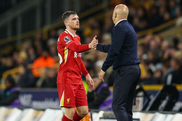 Andy Robertson facing fight to keep spot in Arne Slot’s Liverpool side