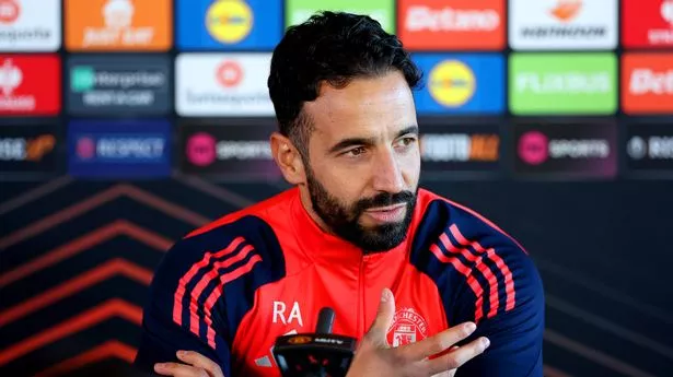 Ruben Amorim responds to Ed Sheeran gatecrashing Sky Sports interview with Roy Keane dig