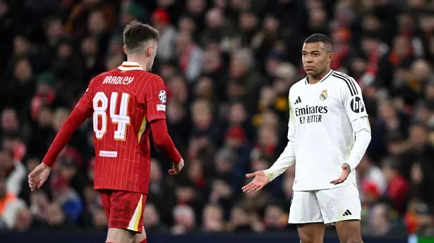 Conor Bradley praised by Thierry Henry after what he did to Kylian Mbappe
