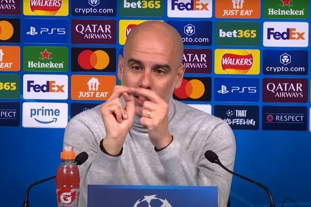 Body english expert’s verdict on Pep Guardiola and cut face showing ‘extreme anguish’
