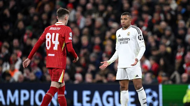 Conor Bradley comments say it all after Liverpool star’s tackle on Kylian Mbappe