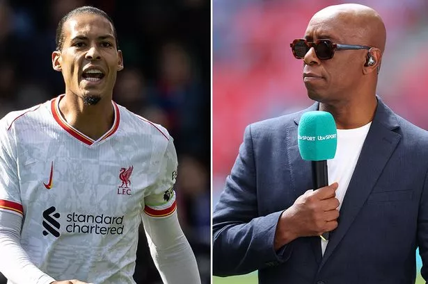 Virgil van Dijk singles out Ian Wright when asked what annoys him about pundits