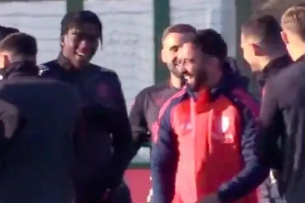 Man Utd fans all say same thing as Ruben Amorim playfully slaps three stars in training