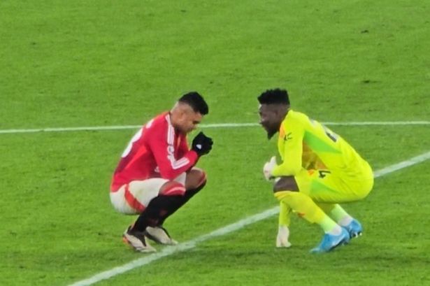 Casemiro and Andre Onana’s reaction to Bruno Fernandes’ Man Utd penalty speaks volumes