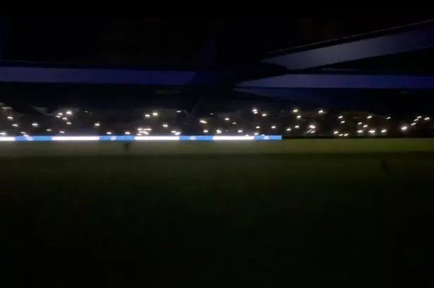 Championship match delayed due to power failure as fans left in darkness