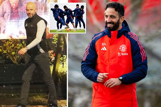 Erik ten Hag spotted back in England as Ruben Amorim takes first Man Utd training session