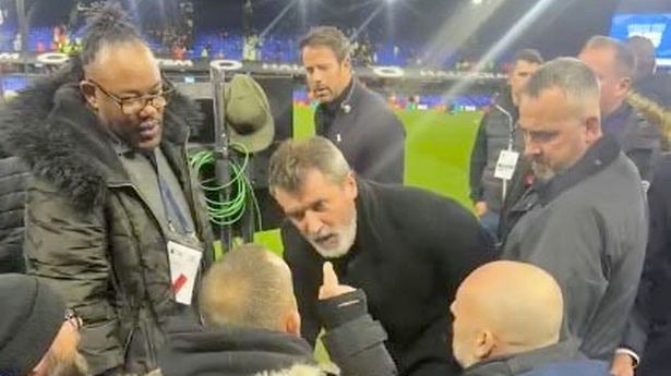 Roy Keane mocked by Ricky Gervais after furious spat saw him offer fan out in car park