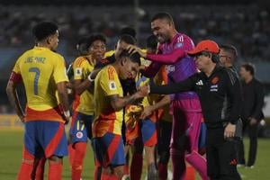 Uruguay beats Colombia 3-2 on last-minute goal in South American qualifying