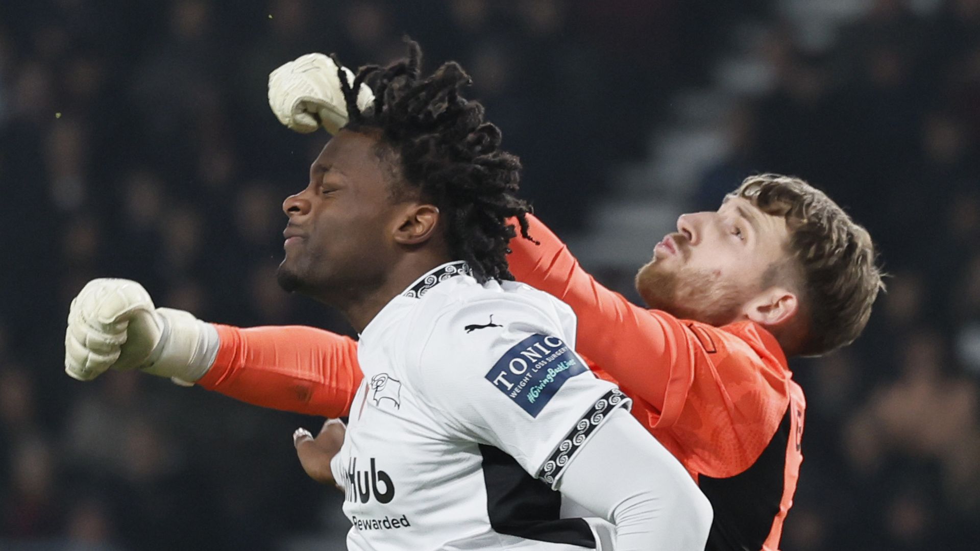 Derby hit back to deny Rooney victory on Pride Park return