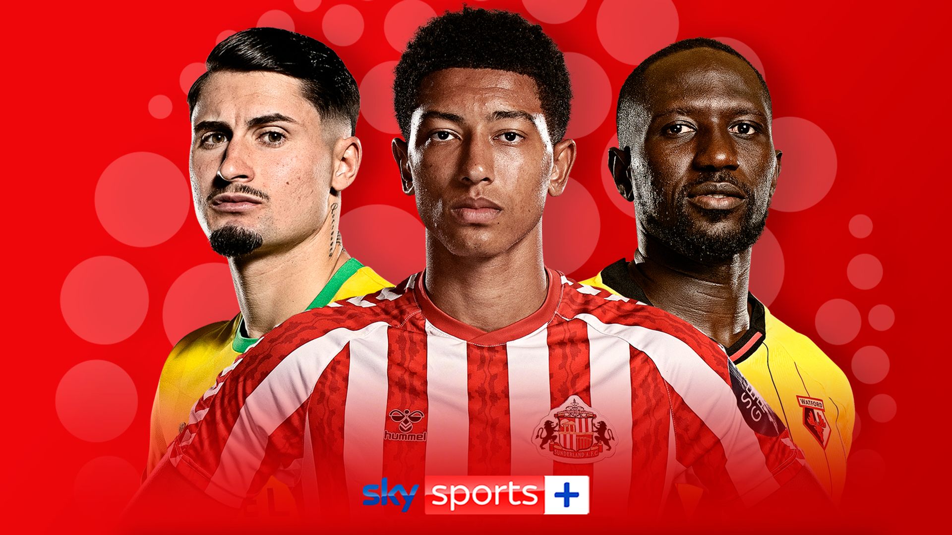 Sunderland, Norwich, Watford in action | 18 EFL games on Sky LIVE!