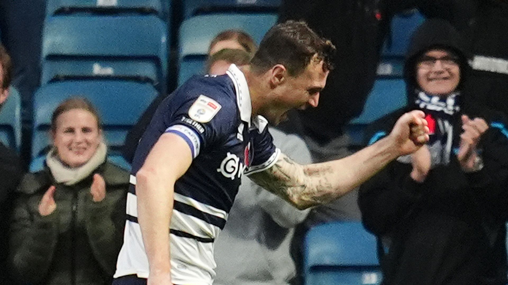 Millwall's third straight win stops Burnley going second