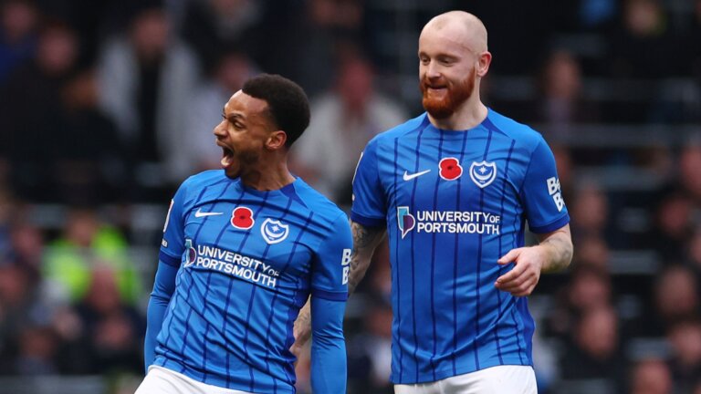Portsmouth beat Preston to earn overdue first home win of season