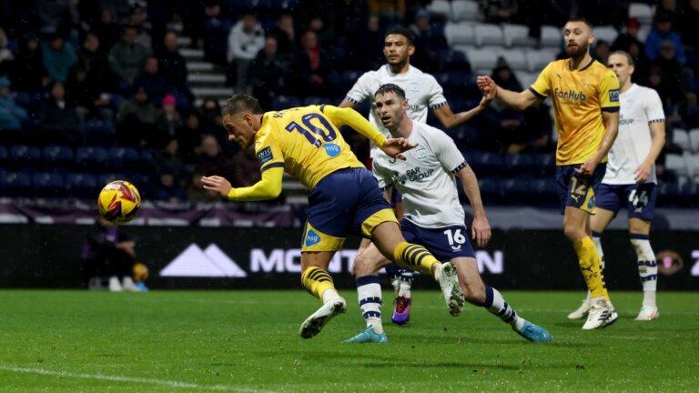 Derby hit back to hold Preston