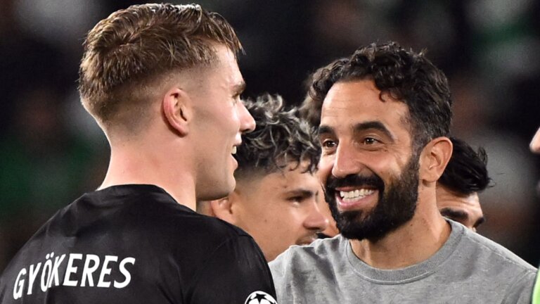 Amorim’s Sporting fight back to inflict stunning defeat on Man City