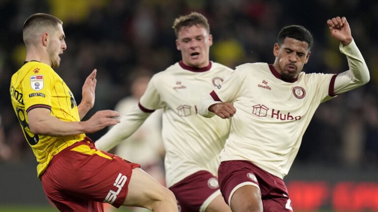 Watford edge past Bristol City