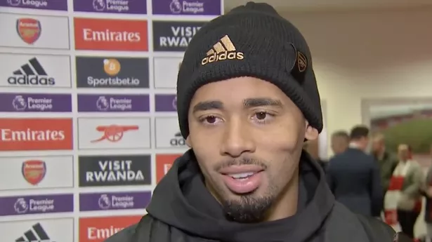 Gabriel Jesus reveals exactly what he told Arsenal team-mates before remarkable hat-trick