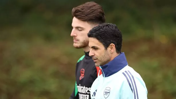 Mikel Arteta offers Declan Rice injury update and confirms Arsenal star’s absence