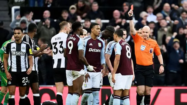 Alan Shearer gives opinion on ‘dreadful’ Premier League red card that VAR let stand