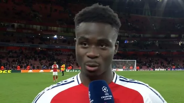 Bukayo Saka blames Arsenal team-mate for denying him first Arsenal hat-trick