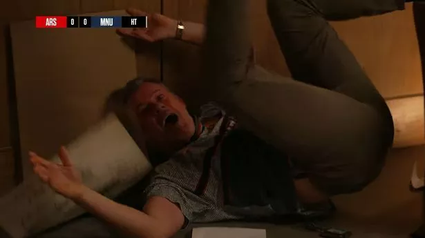 Jamie Carragher left red-faced after breaking Sky studio during Newcastle vs Liverpool