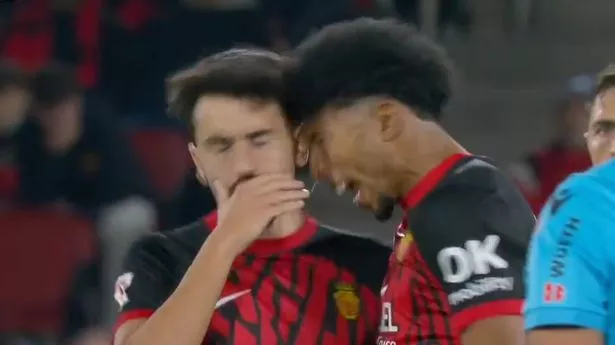 La Liga star headbutts and punches team-mate as they’re thumped by Barcelona