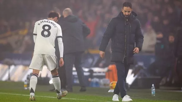 Ruben Amormin’s touchline reaction sums up exactly what he thinks of Bruno Fernandes