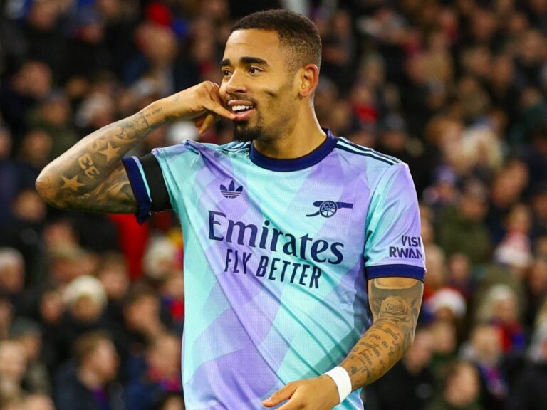 Crystal Palace 1-5 Arsenal: Highlights, man of the match, stats as Gabriel Jesus revival continues
